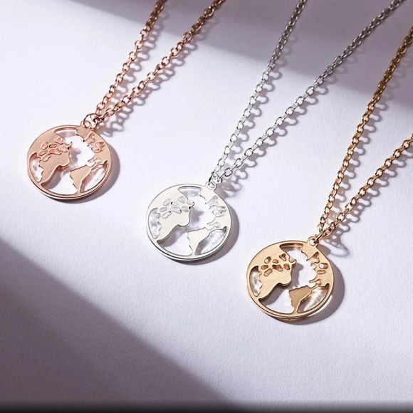 Silver Color Globe Chocker Necklace - Picture 3 of 5